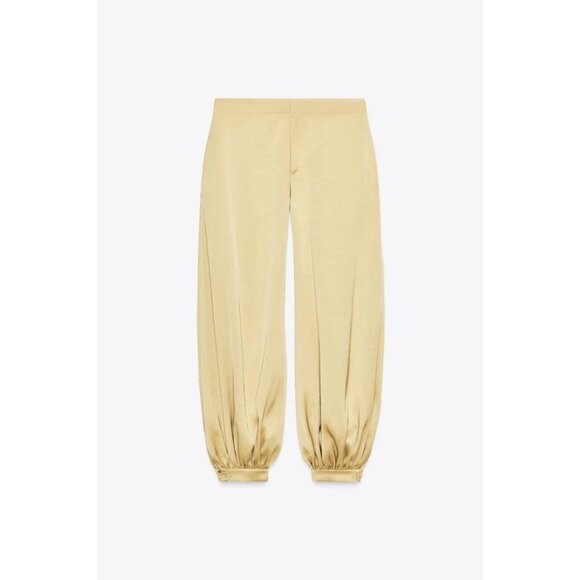 Zara Pants - ZARA ZW COLLECTION SATIN BALLOON TROUSERS